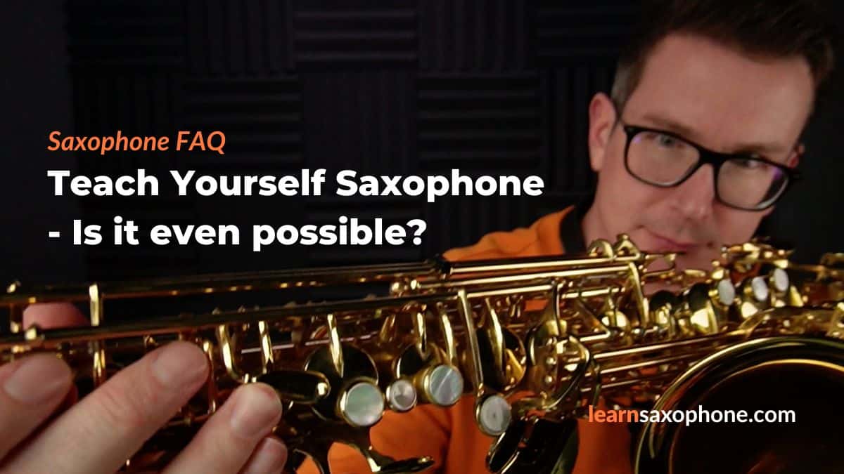 Teach yourself Saxophone Yes, you can! in 2024 with